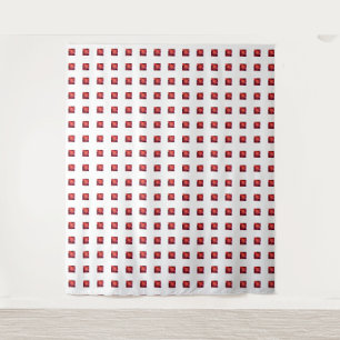 Tenture Rouge Abstrait