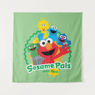 Tenture Rue Sésame   Sesame Pals depuis 1969