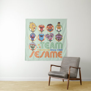 Tenture Rue Sésame   Team Sesame depuis 1969