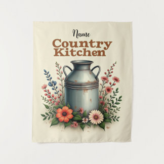 Tenture Rustic Country Kitchen Wall Art - Farmhou de [Nom]