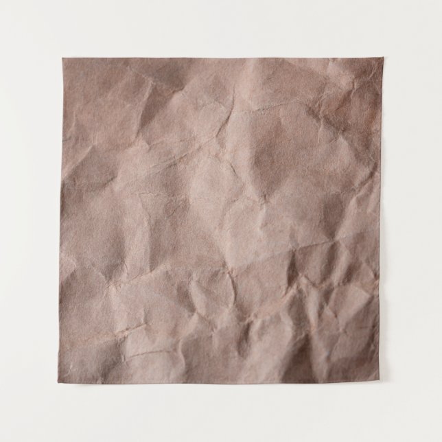 Tenture Rustic crumpled paper (Devant)