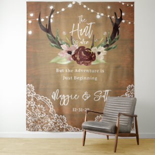 Tenture Rustique Floral Boho Chasse de Bourgogne est Termi