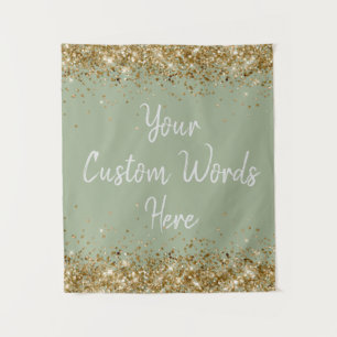 Tenture Sage Green Backdrop Anniversaire de fête Photo Boo