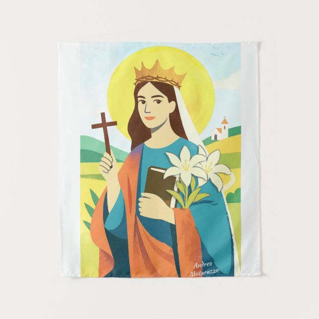 Tenture Sainte Catherine de Sienne  (Devant)