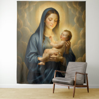 Tenture Sainte Mère de Dieu - Amour Divin & Protection´2