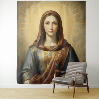Tenture Sainte Mère de Dieu - Amour divin & Protection´6