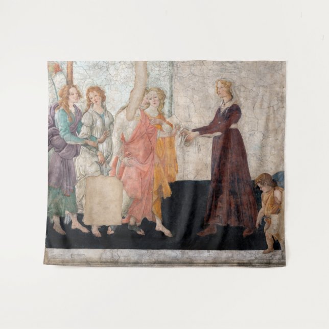 Tenture Sandro Botticelli - Vénus et les Trois Grâces (Devant (Horizontal))