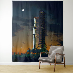Tenture Saturn V Space Rocket Lancement photo NASA