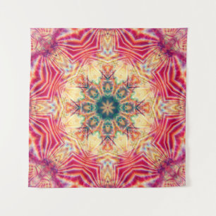 Tenture Seamless kaleidoscope colorful texture. Illustrati