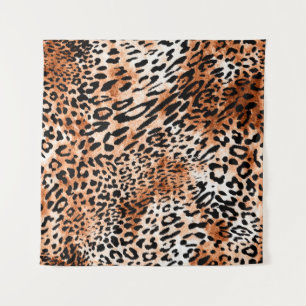 Tenture Seamless leopard pattern, african animal print