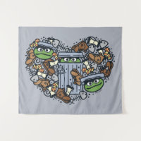 Sésame Sésame | Oscar the Grouch Doodle Heart