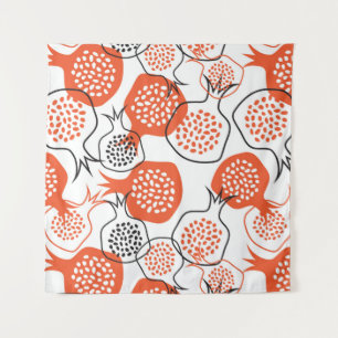 Tenture SHANA TOVA CARD, Rosh Hashanah Grey Card, avec h