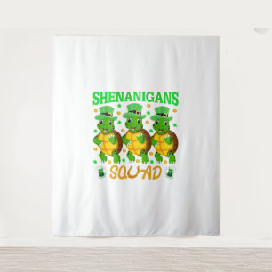 Tenture Shenanigans Squad St Patrick's Day Cute Turtle