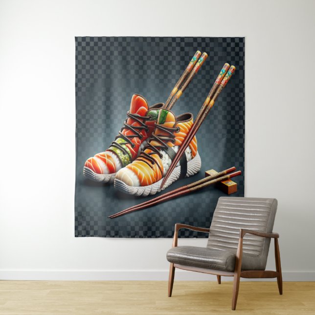 Tenture Shoeshi ME - Unique Basket Sushi (En situation)