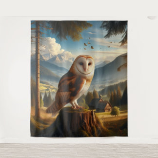 Tenture Silent Sentinel of the Woodland