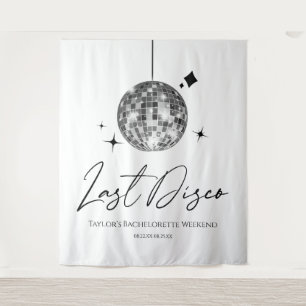 Tenture Silver Disco Ball Dernière Disco Bachelorette Part
