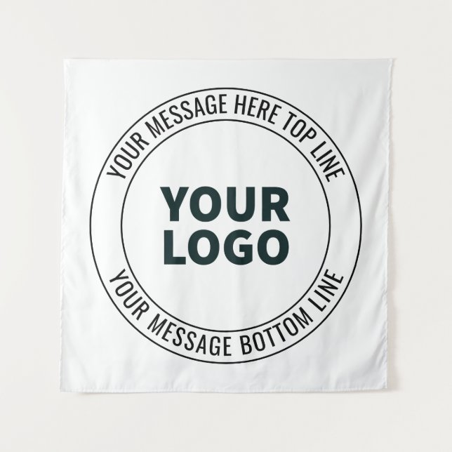 Tenture Simple à remplacer par votre logo ou votre image (Devant)