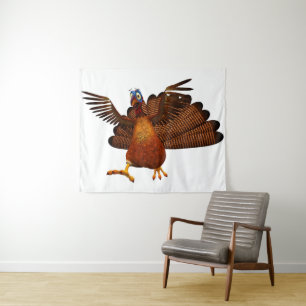 Tenture SlipperyJoe's Thanksgiving gobble de manière respo