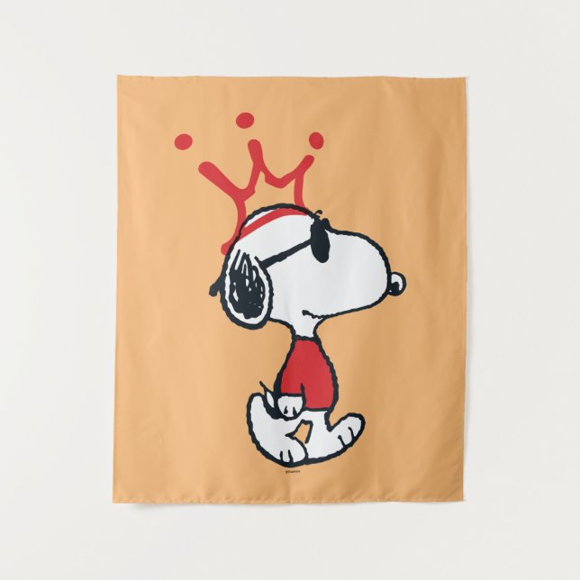 Tenture Snoopy - Joe Cool Crown (Devant)
