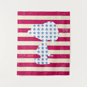 Tenture Snoopy Vintage Stars & Stripes
