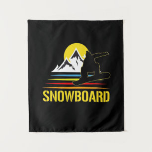 Tenture Snowboard Rétro Vintage