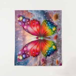Tenture Soleil papillon
