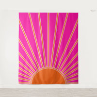 Soleil Sunrise Hot Rose Et Orange Preppy Sunshine