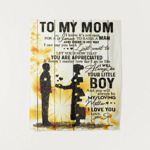Tenture Son To My Mom Letter, Family Gift,
