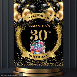 Tenture Sophistiqué 30e Anniversaire Black Gold Whiskey