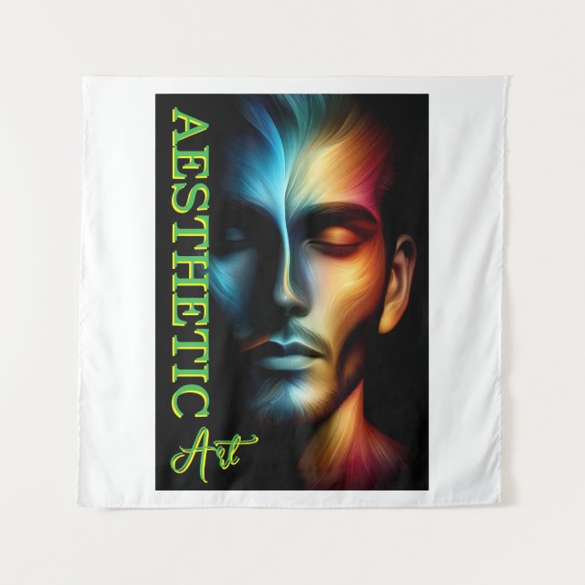 Tenture Square (57" x 57") Tapestry (Devant)