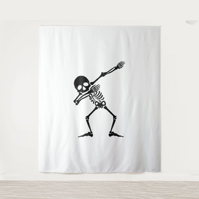 Tenture Squelette de Dab squelette de Dabbing - chemise po (Devant)