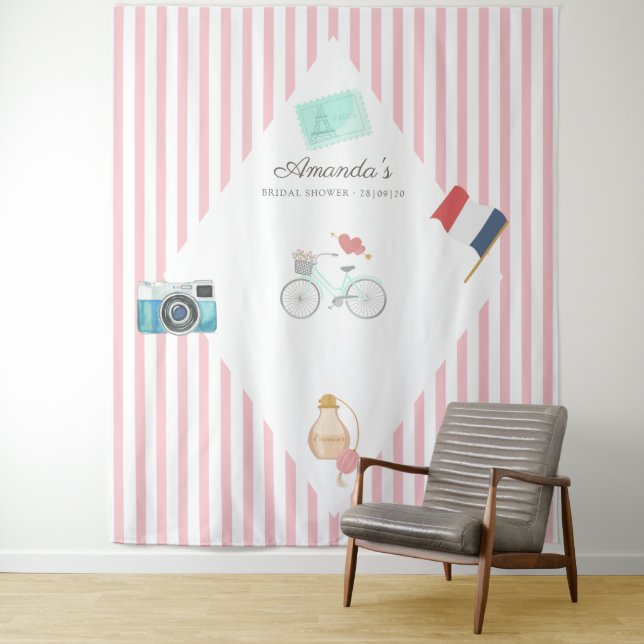Tenture Stand de photo pour enterrement de vie de jeune fi (En situation)