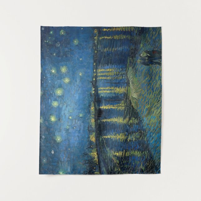 Tenture Starry Night Over the Rhone (1888) Vincent van Gog (Devant)
