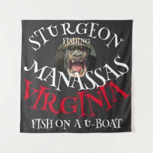 TENTURE STURGEON FISHING BULL RUN RIVER SUR UN U-BOAT