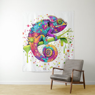 Tenture Style d'aquarelle des teintures Chameleon