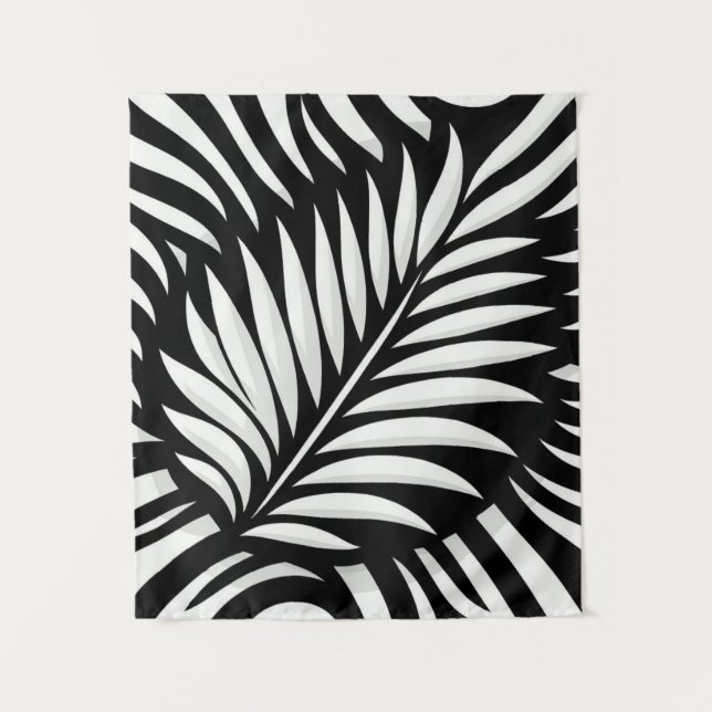 Tenture Style Leaf Zebra Stripes (Devant)