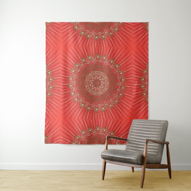 Tenture Sun Mandala - Taperstry (En situation)