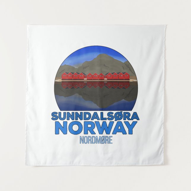 Tenture Sunndalsøra Nordmøre Norvège (Devant)