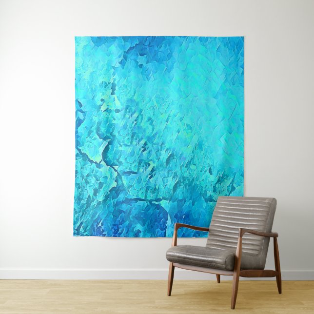 Tenture Superbe aquarelle Tropical Ocean Theme Design (En situation)