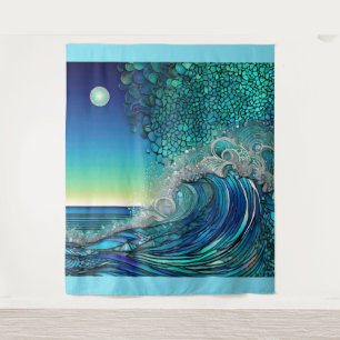Tenture Surreal Surf Seascape