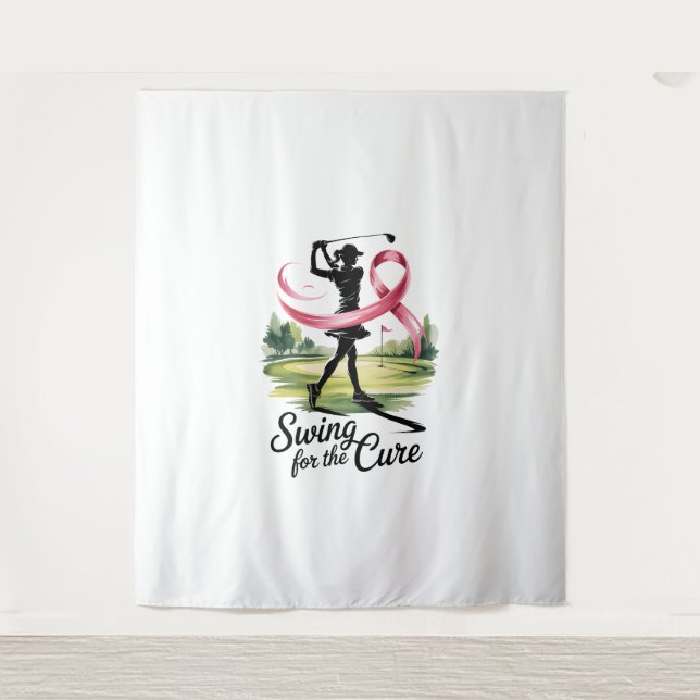 Tenture Swing for the Cure Golf Breast Cancer (Devant)