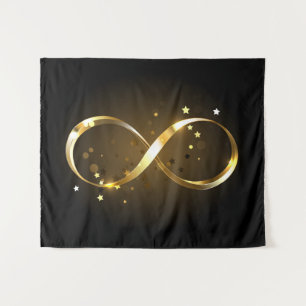 Tenture Symbole d'infini doré
