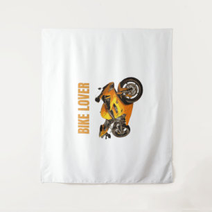 Tenture T-Shirt Moto pour Amateur de Vélo Vêtement pour