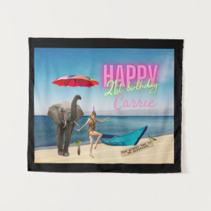 Tenture Table d'art altéré pour 21e anniversaire de danseu