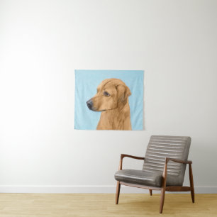 Tenture Tableau Rhodesian Ridgeback - Art Chien original
