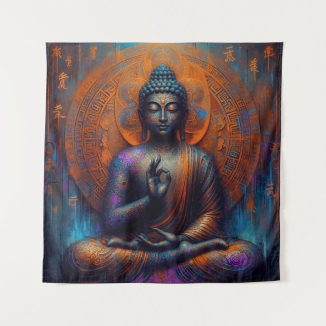 TENTURE TAPESTRIES DE BUDDHA #3 (Devant)