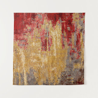 Tenture Tapis d'or rouge oriental texture.