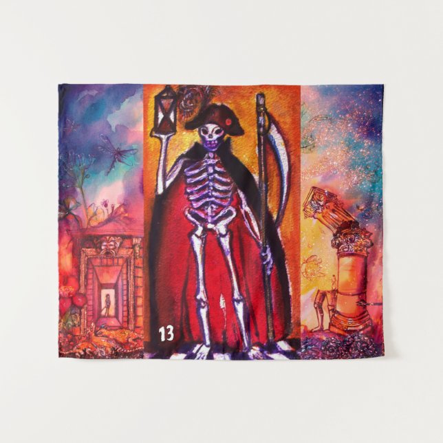 TENTURE TAROTS DES OMBRES PERDUES / LE MAGICIEN (Devant (Horizontal))