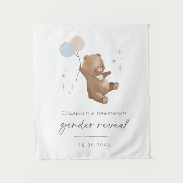 Tenture Teddy Bear Balloons Genre Reveillez Affiche de bie (Devant)