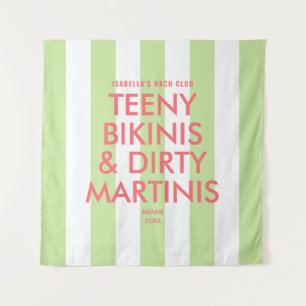 Tenture Teeny Bikinis & Dirty Martinis Bach Club Stripe
